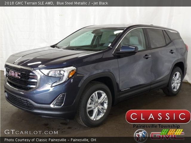 2018 GMC Terrain SLE AWD in Blue Steel Metallic