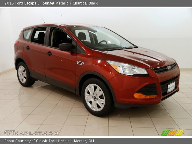 2015 Ford Escape S in Sunset Metallic
