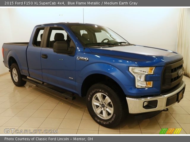 2015 Ford F150 XL SuperCab 4x4 in Blue Flame Metallic