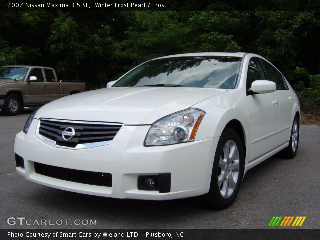 2007 Nissan Maxima 3.5 SL in Winter Frost Pearl