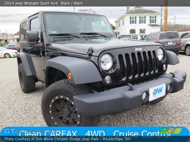 2014 Jeep Wrangler Sport 4x4 in Black