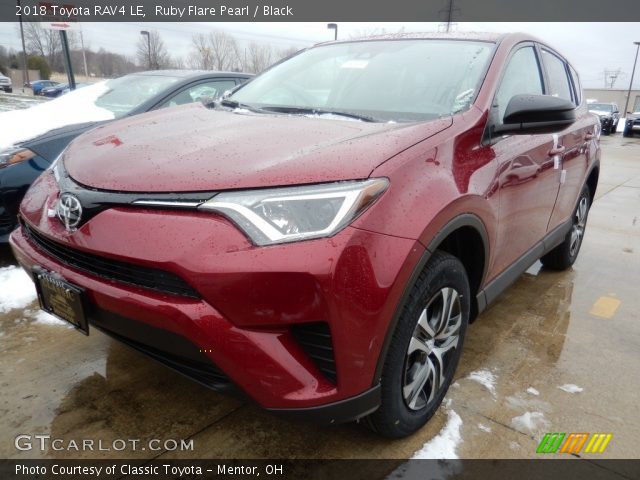 2018 Toyota RAV4 LE in Ruby Flare Pearl