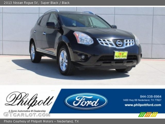 2013 Nissan Rogue SV in Super Black