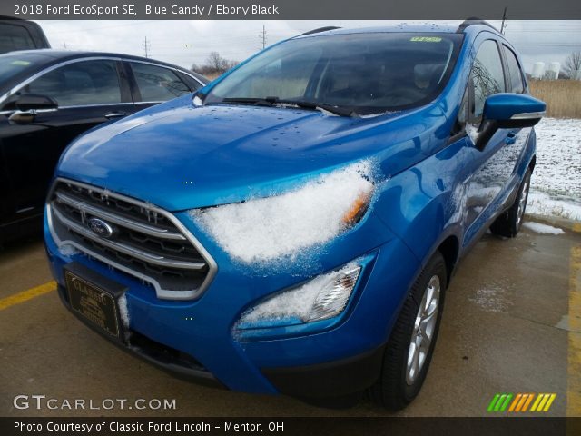 2018 Ford EcoSport SE in Blue Candy
