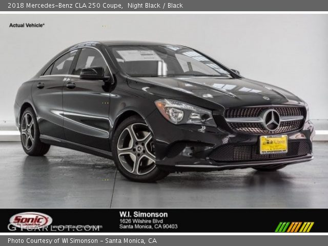 2018 Mercedes-Benz CLA 250 Coupe in Night Black