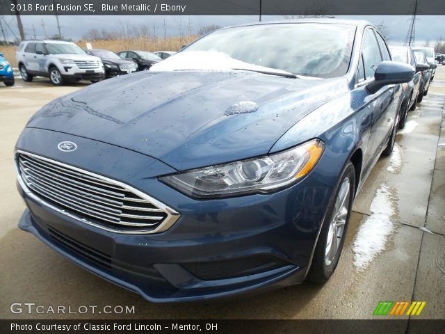 2018 Ford Fusion SE in Blue Metallic