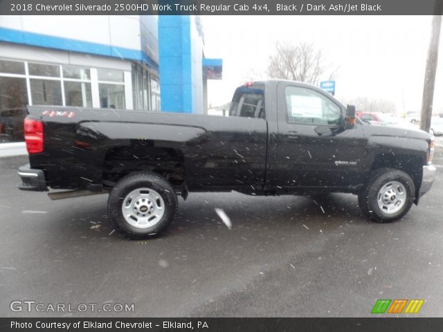 2018 Chevrolet Silverado 2500HD Work Truck Regular Cab 4x4 in Black
