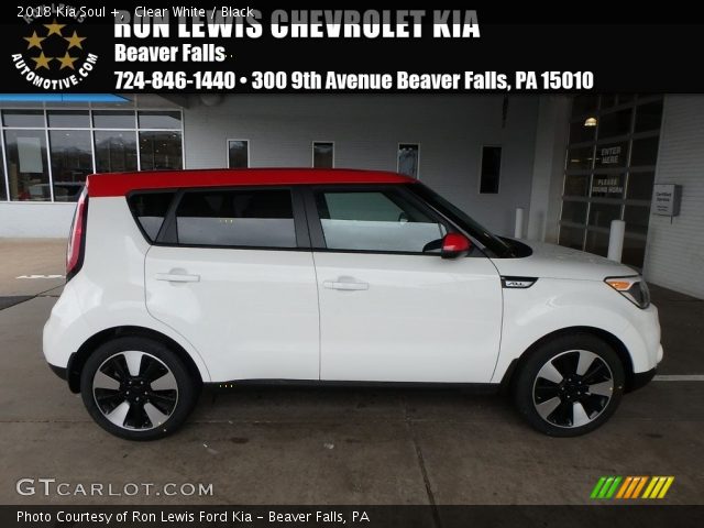 2018 Kia Soul + in Clear White