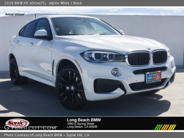 2018 BMW X6 xDrive35i in Alpine White