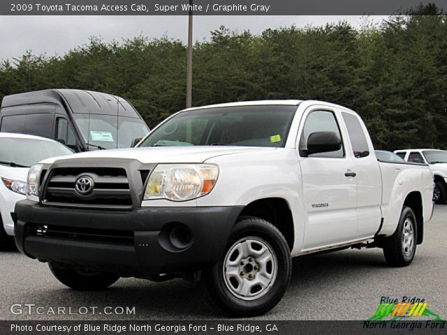 2009 Toyota Tacoma Access Cab in Super White