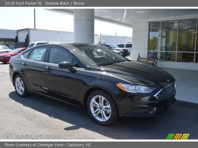 2018 Ford Fusion SE in Shadow Black