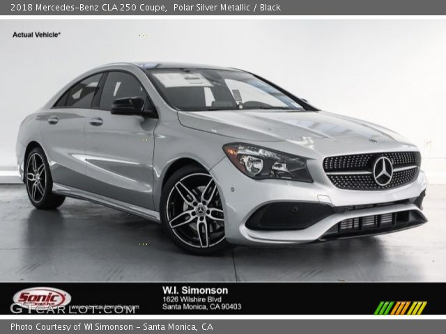2018 Mercedes-Benz CLA 250 Coupe in Polar Silver Metallic
