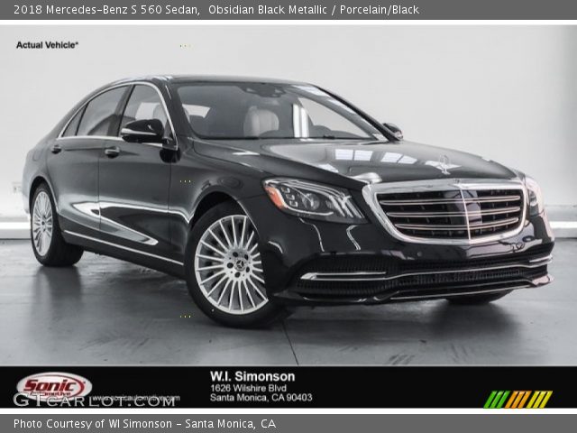 2018 Mercedes-Benz S 560 Sedan in Obsidian Black Metallic