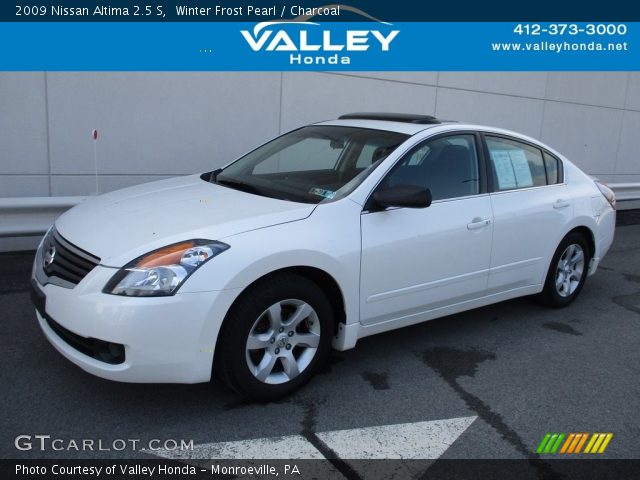 2009 Nissan Altima 2.5 S in Winter Frost Pearl