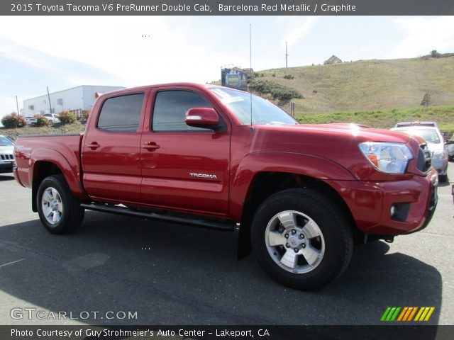 2015 Toyota Tacoma V6 PreRunner Double Cab in Barcelona Red Metallic