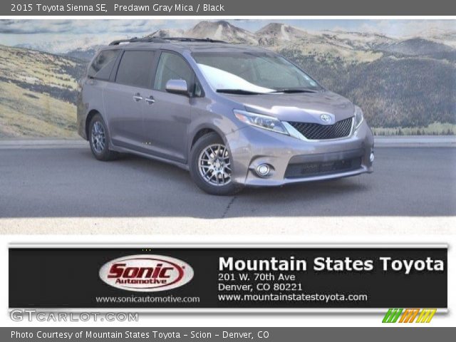2015 Toyota Sienna SE in Predawn Gray Mica