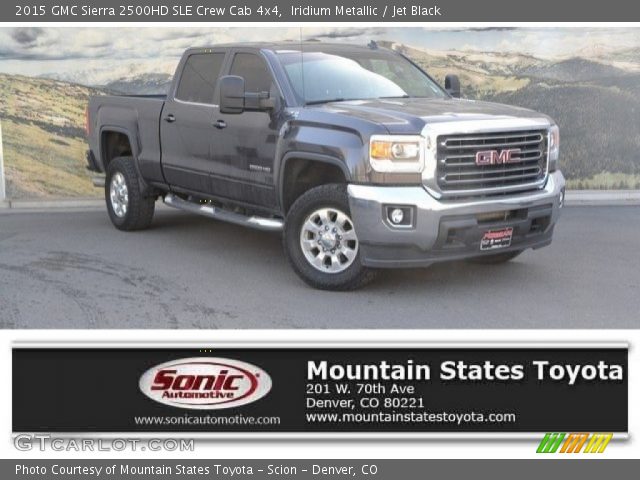 2015 GMC Sierra 2500HD SLE Crew Cab 4x4 in Iridium Metallic