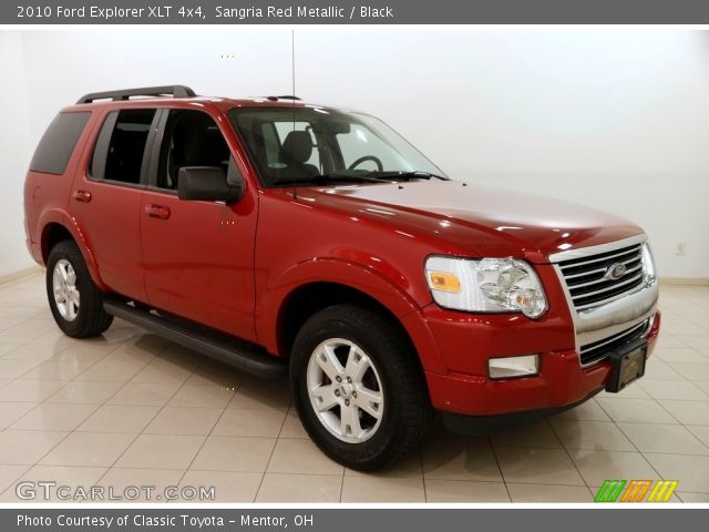 2010 Ford Explorer XLT 4x4 in Sangria Red Metallic