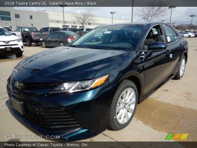 2018 Toyota Camry LE in Galactic Aqua Mica