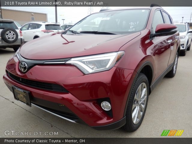 2018 Toyota RAV4 Limited AWD in Ruby Flare Pearl