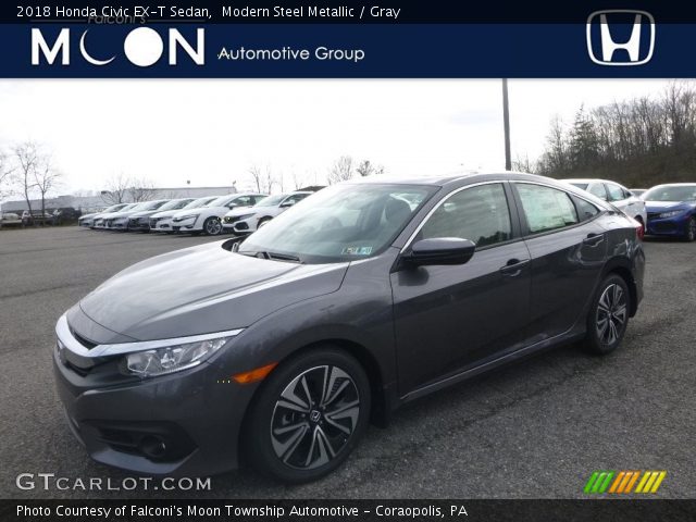 2018 Honda Civic EX-T Sedan in Modern Steel Metallic