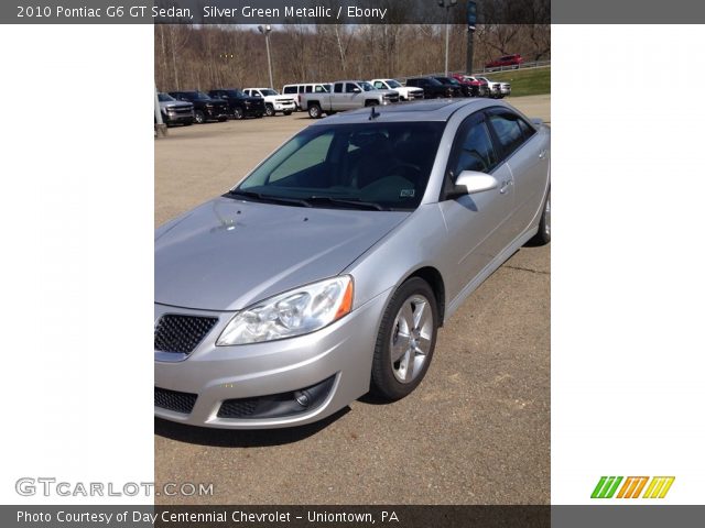 2010 Pontiac G6 GT Sedan in Silver Green Metallic