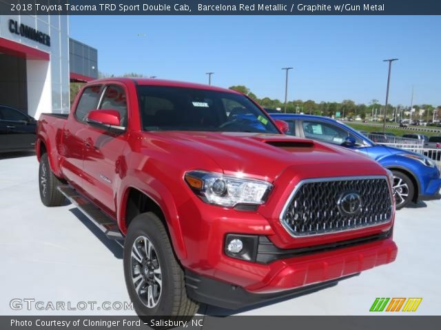 2018 Toyota Tacoma TRD Sport Double Cab in Barcelona Red Metallic