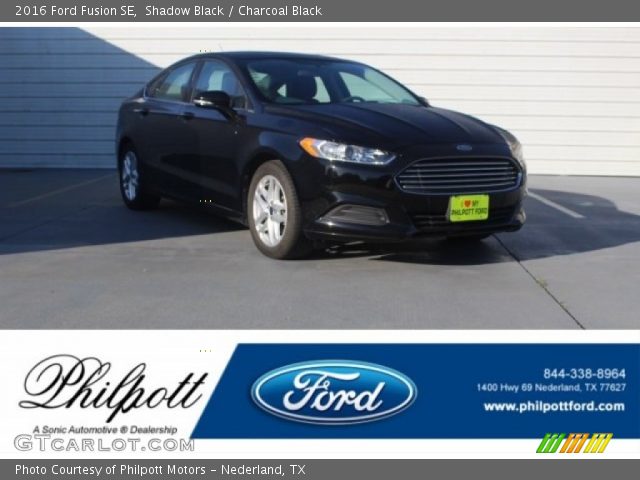 2016 Ford Fusion SE in Shadow Black
