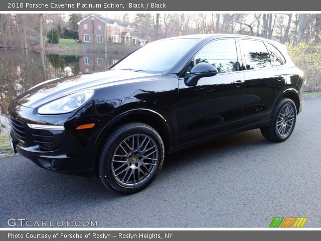 2018 Porsche Cayenne Platinum Edition in Black