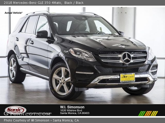 2018 Mercedes-Benz GLE 350 4Matic in Black