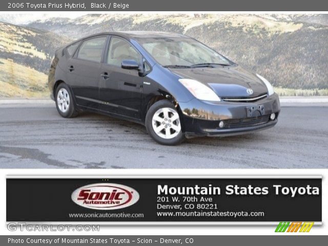 2006 Toyota Prius Hybrid in Black