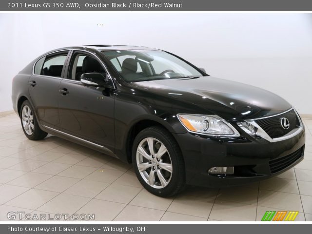 2011 Lexus GS 350 AWD in Obsidian Black