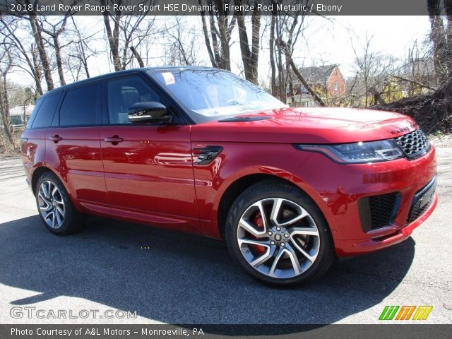 2018 Land Rover Range Rover Sport HSE Dynamic in Firenze Red Metallic