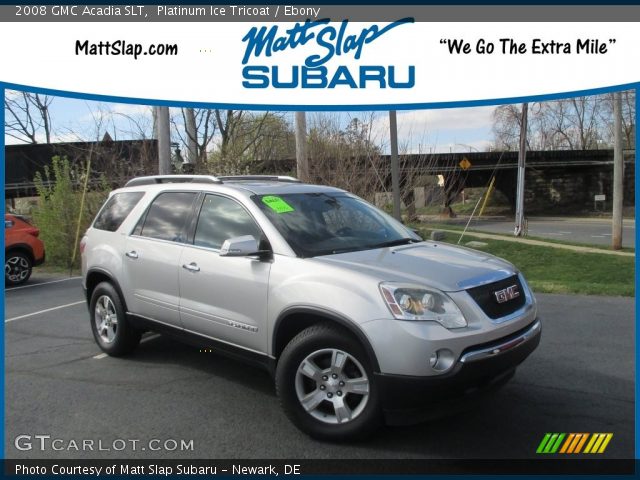 2008 GMC Acadia SLT in Platinum Ice Tricoat