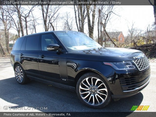2018 Land Rover Range Rover Supercharged LWB in Santorini Black Metallic