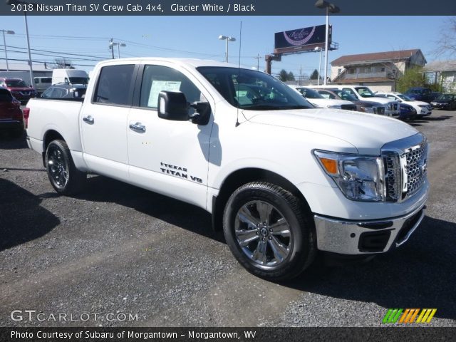 2018 Nissan Titan SV Crew Cab 4x4 in Glacier White