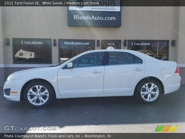 2012 Ford Fusion SE in White Suede