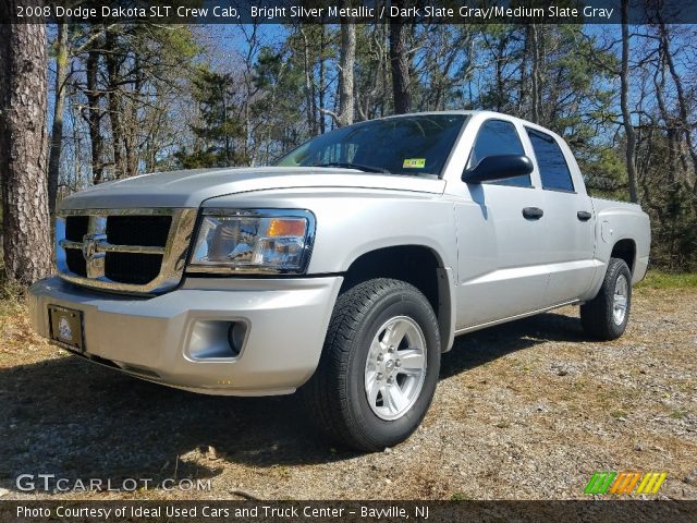 2008 Dodge Dakota SLT Crew Cab in Bright Silver Metallic