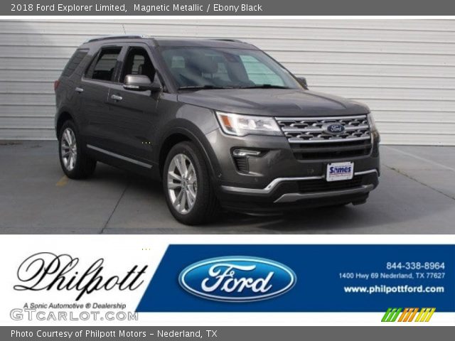 2018 Ford Explorer Limited in Magnetic Metallic