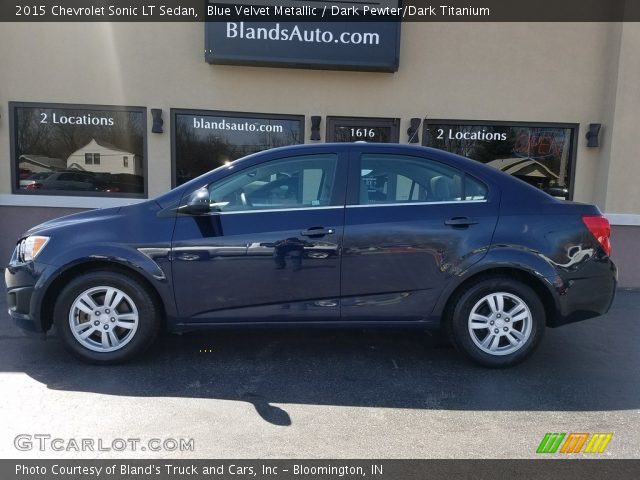 2015 Chevrolet Sonic LT Sedan in Blue Velvet Metallic
