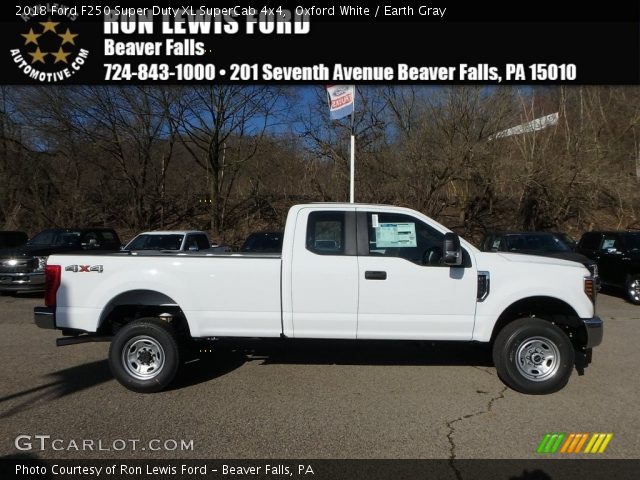 2018 Ford F250 Super Duty XL SuperCab 4x4 in Oxford White