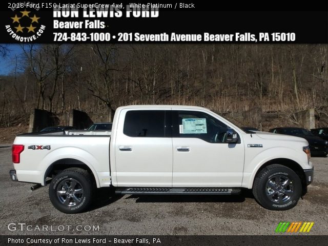 2018 Ford F150 Lariat SuperCrew 4x4 in White Platinum