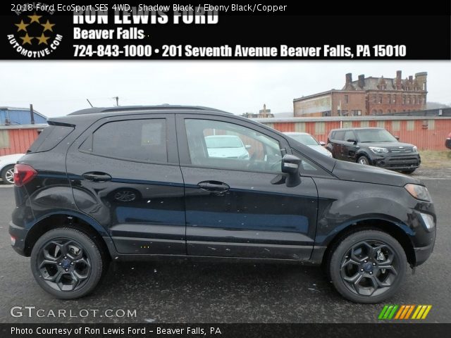 2018 Ford EcoSport SES 4WD in Shadow Black