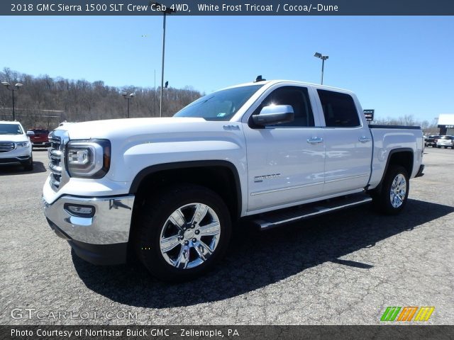 2018 GMC Sierra 1500 SLT Crew Cab 4WD in White Frost Tricoat