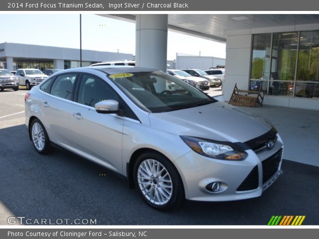 2014 Ford Focus Titanium Sedan in Ingot Silver