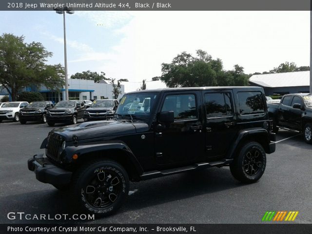 2018 Jeep Wrangler Unlimited Altitude 4x4 in Black
