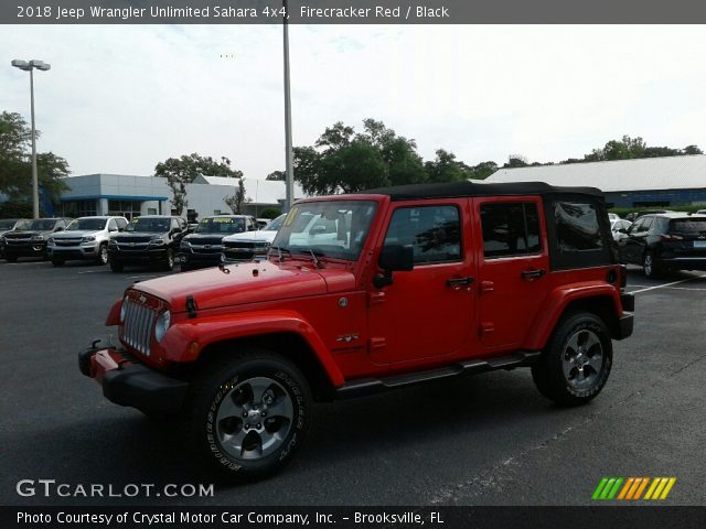 2018 Jeep Wrangler Unlimited Sahara 4x4 in Firecracker Red