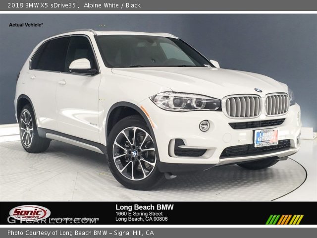 2018 BMW X5 sDrive35i in Alpine White