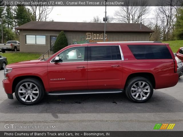 2015 Chevrolet Suburban LTZ 4WD in Crystal Red Tintcoat
