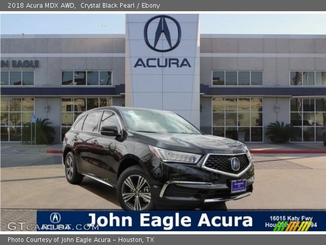 2018 Acura MDX AWD in Crystal Black Pearl